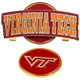 Virginia Tech Hokies Slider Hat Clip W/ Golf Ball Marker - NCAA College Athletics