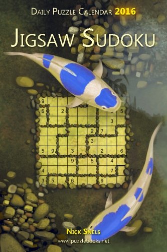 Daily Jigsaw Sudoku Puzzle Calendar 2016 (Daily Puzzle Calendar 2016)