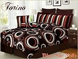 Blue Nile Mills 8pc Torino King Comforter Bedding Set Red