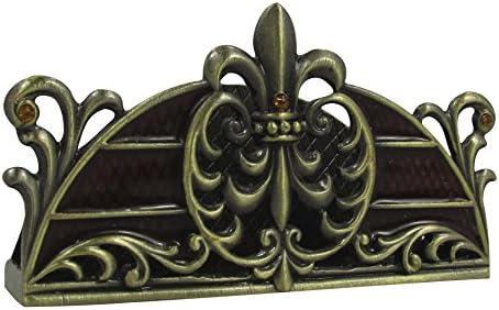 Desk Business or Calling Card Holder in the Fleur De Lis Design
