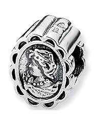 Reflection Beads Silver Cameo Family Bead