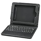 Hama Portfolio Cross Grain Tasche mit Bluetooth Tastatur f&uuml;r Apple iPad