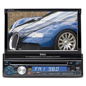 Boss BV9970 In-Dash 7" DVD/MP3/CD Widescreen Receiver with USB SD Card and Front Panel AUX Input (Detachable Front Panel)