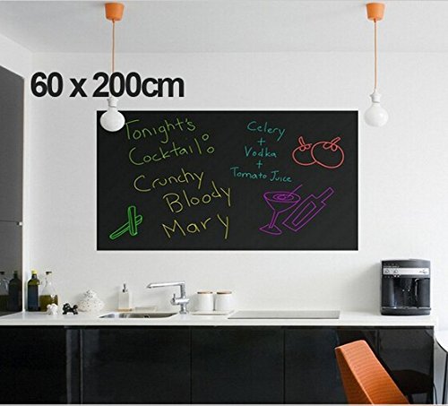 Blackboard Stickers Removable Vinyl Draw Decor Mural Decals Art Chalkboard Wall Sticker for Kids Rooms