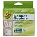 Duck Brand 1285359 Socket Sealers Variety Pack, 18 Outlet Sealers and 6 Switch Plates, White