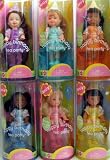 Barbie Kelly - Happy Birthday TEA PARTY - Set of 6 Dolls in Tea Cups w Kelly, Melody, Maria, Liana, Deidre and Nia