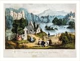 Historic Print (XL): The meeting of the waters: in the Vale of Avoca, County Wicklow Ireland