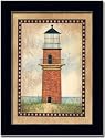 Gay Head Lighthouse Nautical Decor Art Print Framed