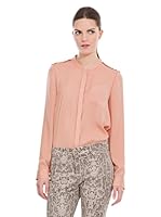 Cortefiel Blusa Con Galonera (Rosa)