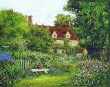 Garden Retreat Art Poster Print by Dwayne Warwick, 26x20