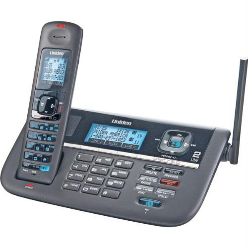 Buy Cheap] Uniden Dect 6.0 2Line Expandable Cordless Telephone With Dual Key Pad Digital