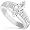 1-1/2ct Marquise Diamond Ring in 14k White Gold (HI/SI-I1) - Size 6.5