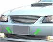 New! Ford Mustang Bumper Billet Grille/Grill, Polished, 00-04 No Cut