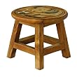 Handmade Elephant Playing With Ball Design Stool