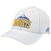 adidas Denver Nuggets White Team Logo L/XL Structured Flex-Fit Hat