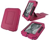 rooCASE Leather (Magenta) Case Cover with 19 Adjustable Angle for Barnes and Noble NOOK Touch eBook Reader - MV Series rooCASE Leather (Magenta) Case Cover with 19 Adjustable Angle for Barnes and Noble NOOK Touch eBook Reader - MV Series