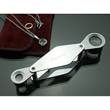鑑定ルーペ(高倍率)　 I-C251 10倍（20倍）×13mm（8mm）　（CK-I-C251）
