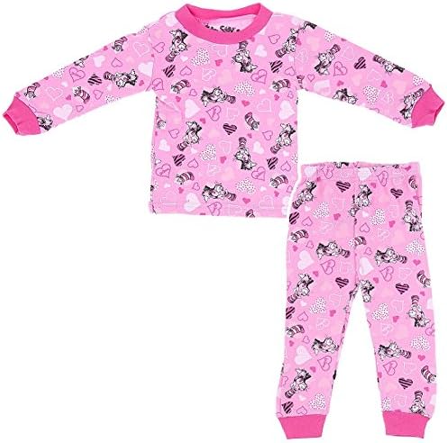 Dr. Seuss Baby-girls Infant Pajama, Pink, 18 Months