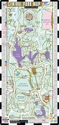 Streetwise Central Park Map - Laminated Pocket Map of Central Park, New York - Folding wallet size map for travel