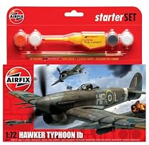 Airfix A50079 1:72 Scale Hawker Typhoon WWII Aircraft Gift Set inc Paints Glue and Brushes