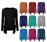New Ladies Womens Girls Boyfriend Cardigan in S/M-M/L