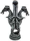 Dbl Pewter Dragon Votive / Candle Holder - Aroma Scent Candleholder