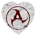 Jigsaw Puzzle Heart of Anarchy Symbol