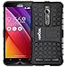 ASUS ZenFone 2 ZE550ML/ZE551ML Case - HOTCOOL Heavy Duty Rugged Dual Layer Armor with Kickstand Cover Case For ASUS Zenfone 2 ZE550ML/ZE551ML(Will Not Fit ZE500CL Model), Black