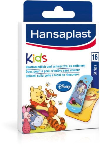 Hansaplast Winnie Puuh Kinderpflaster, 2er Pack (2 x 16 Stück)