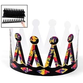 Magic Color Scratch Crowns (1 dz)