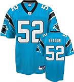 Jon Beason Youth Jersey: Reebok Blue Replica #52 Carolina Panthers Jersey