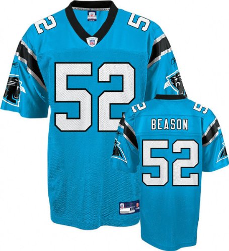 Jon Beason Youth Jersey: Reebok Blue Replica #52 Carolina Panthers Jersey