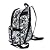 【DFS限定 レスポートサック】 7812-4947柄:ラブレター型:ベーシックバックパックLOVE LETTER BASIC BACKPACK