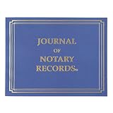 StampXpress Premium Notary Journal, Softcover, 140 Pages with 600 Entries, All States (NJ)