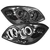 Spyder Auto PRO-YD-CCOB05-CCFL-SM Chevy Cobalt/Pontiac G5/Pontiac Pursuit Smoke CCFL LED Projector Headlight with Replaceable LEDs