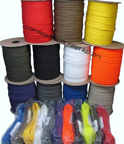 Parachute Cord Nylon 7 Strand 550lb Tested U.S MADE 100'
