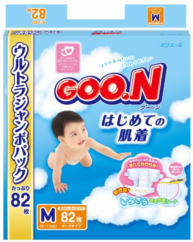 グーン はじめての肌着 Mサイズ 82枚
