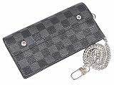 (ルイヴィトン)LOUIS VUITTON ダミエグラフィット チェーン付きホック式二つ折り長財布[ポルトフォイユ アコルデオン] N60023 並行輸入品