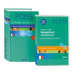 PONS Sch�lerw�rterbuch Franz�sisch. Franz�sisch - Deutsch / Deutsch - Franz�sisch. Mit CD-ROM f�r Windows 98: Sch�lerw�rterbuch und Vokabelcheck. Mit rund 120 000 Stichw�rtern und Wendungen