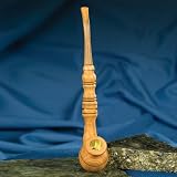 Decorative Wooden Smoking Pipe, 9 inches