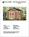 16' X 12'&Acirc;&nbsp;Gable Storage Shed Project Plans -Design #21612