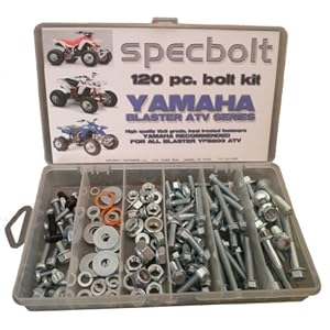 Specbolt Yamaha Blaster Bolt Kit for Maintenance & Restoration OEM Spec Fasteners ATV Quad