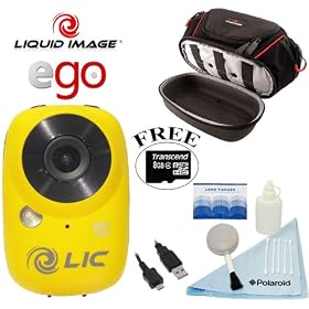 Liquid Image XSC Mountable Action Sports HD Camera/Camcorder with Wifi - Ego Yellow