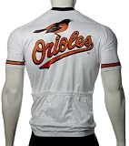 MLB Baltimore Orioles Women's Cycling Jersey, White, X-Small