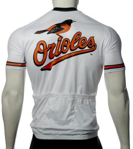 MLB Baltimore Orioles Women's Cycling Jersey, White, Small