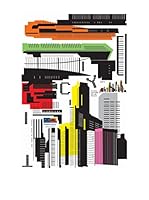 Ambiance Live Vinilo Decorativo City Multicolor