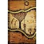Premium Notes Small African Art Landschaft 2011 von Natalia Sch�fer