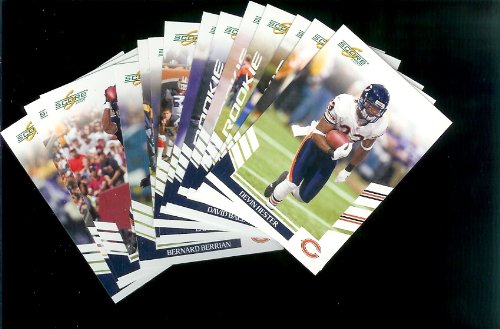 Chicago Bears Football Cards - 3 Years of Score Complete Team Sets 2006,2007, & 2008 - Includes Stars, Rookies & More - Individually Packaged!