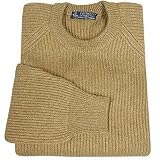 Principe di Salina Biscuit Cashmere Ribbed Crewneck Sweater