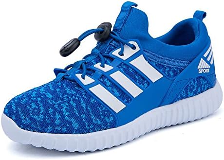 FashionSite Boy's & Girl's Not Tie Athletic Running Shoes Casual Fashion Sneakers For Kids
